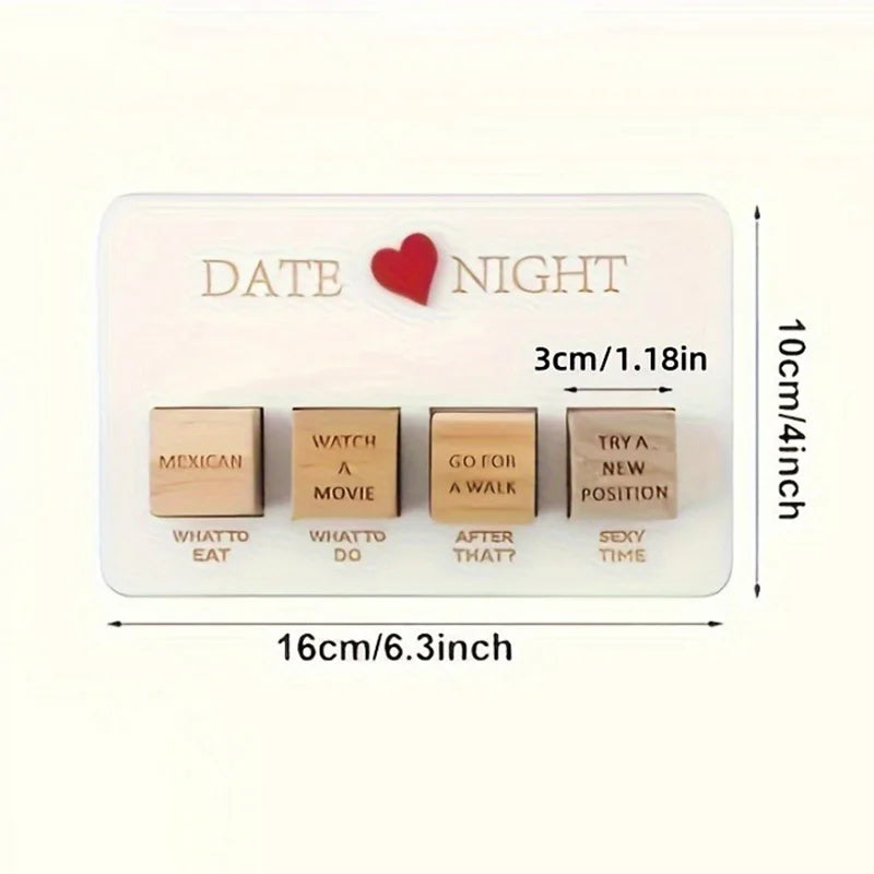 Date Night Dice 4PCS